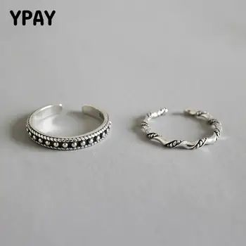 YPAY 100% Solid 925 Sterling Silver Open Rings for Women Vintage Do the Old Style Retro Ring Fine Party Jewelry Gift YMR532
YPAY 100% Solid 925 Sterling Silver Open Rings for Women Vintage Do the Old Style Retro Ring Fine Party Jewelry Gift YMR532