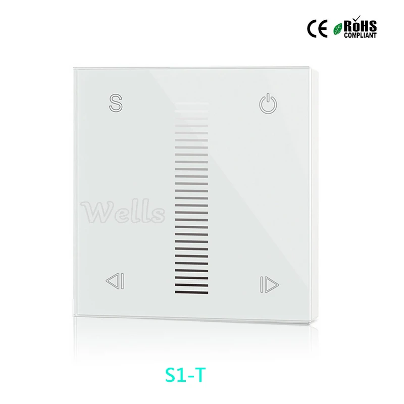 Free shipping Wall Mounted Touch Panel S1-T High Voltage AC100V-240V Input 100W-288W AC Triac 2.4G RF Dimmer Controller
Free shipping Wall Mounted Touch Panel S1-T High Voltage AC100V-240V Input 100W-288W AC Triac 2.4G RF Dimmer Controller