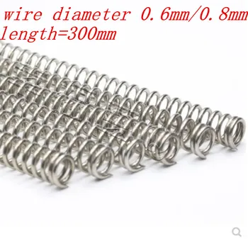 2pcs/lot 0.6mm 0.8mm 304 Stainless Steel Long Spring Y-type Compression Spring Outer Dia 5-12mm Length 300mm
2pcs/lot 0.6mm 0.8mm 304 Stainless Steel Long Spring Y-type Compression Spring Outer Dia 5-12mm Length 300mm
