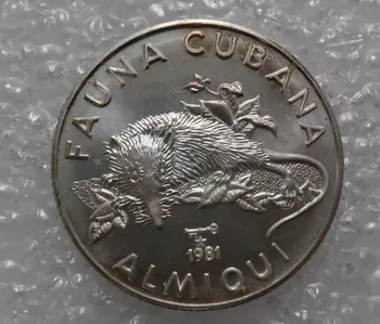 Real Rare Silver Original Coin Collection Cuba 1981 Five Peso Animal Silver Coin
Real Rare Silver Original Coin Collection Cuba 1981 Five Peso Animal Silver Coin
