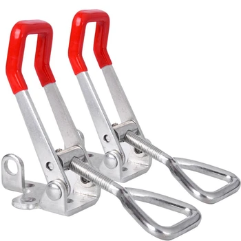 SHGO HOT-Toggle Steel Latch Catch Clip Clamp Hasp Metal for Tool Boxes, Trunk, Cases, 2 Piece
SHGO HOT-Toggle Steel Latch Catch Clip Clamp Hasp Metal for Tool Boxes, Trunk, Cases, 2 Piece
