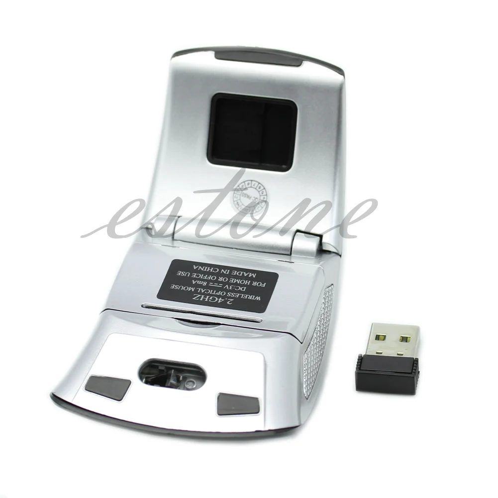Mice USB 2.4G Snap-in Transceiver Fold Wireless Mouse Cordless Folding Mouse WXTA
Mice USB 2.4G Snap-in Transceiver Fold Wireless Mouse Cordless Folding Mouse WXTA