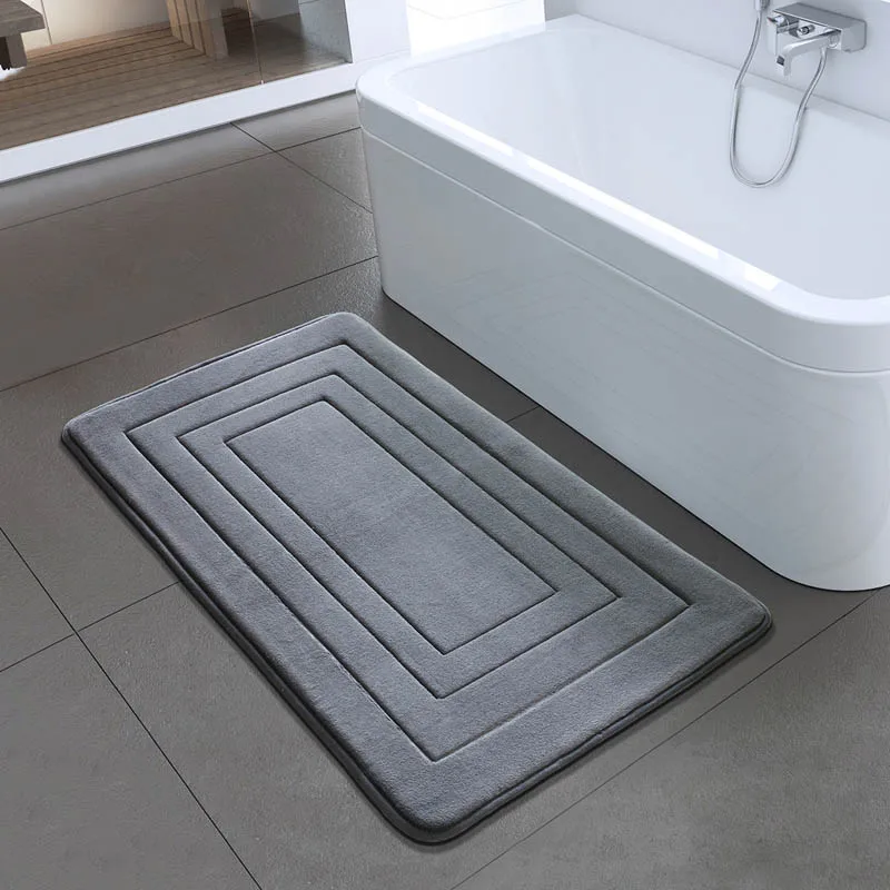 Ванная комната ковролин Memory Foam коврик для ванной нескользящие водопоглощение 50*80