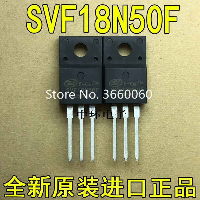10pcs/lot SVF18N50F MDF18N50 18N50 500V18A
10pcs/lot SVF18N50F MDF18N50 18N50 500V18A