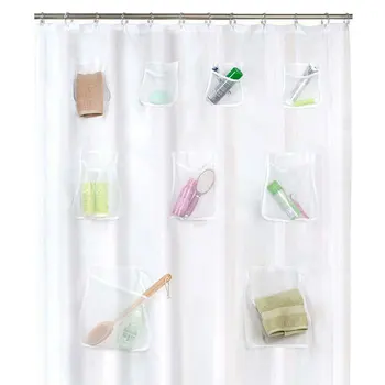 71x71 Inch Bath Shower Curtain Waterproof PEVA Vinyl Liner with Mesh Pockets J2Y
71x71 Inch Bath Shower Curtain Waterproof PEVA Vinyl Liner with Mesh Pockets J2Y