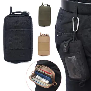 Tactical Mini Wallet Bag With Carabiner Outdoor Military Waist Bag for Hunting Outdoor Nylon Waterproof Belt Small Pouch
Tactical Mini Wallet Bag With Carabiner Outdoor Military Waist Bag for Hunting Outdoor Nylon Waterproof Belt Small Pouch