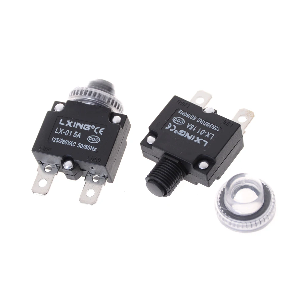 1Set Hot Thermal Switch Circuit Breaker Overload Protector 5A, ,8A,10A,15A,20A Overload Switch
1Set Hot Thermal Switch Circuit Breaker Overload Protector 5A, ,8A,10A,15A,20A Overload Switch