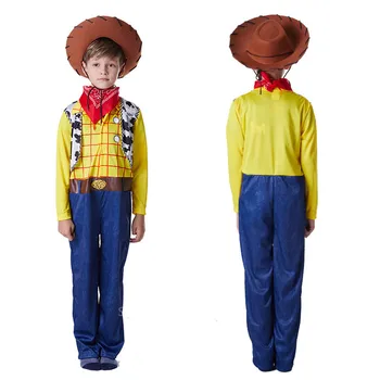 Halloween Carnival Party Kids Cowboy Cosplay Costumes Retro Wild West Cowgirl Uniform with Hat for Boy Girls Christmas Gift
Halloween Carnival Party Kids Cowboy Cosplay Costumes Retro Wild West Cowgirl Uniform with Hat for Boy Girls Christmas Gift