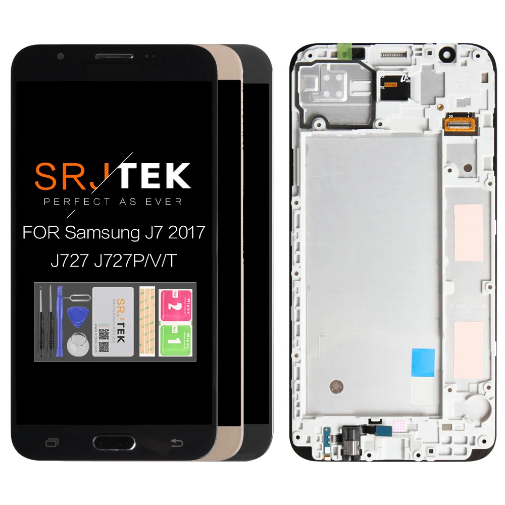 5.5" For Samsung Galaxy J7 Priem 2017 J727 LCD Display Touch Digitizer For SM-J727A J727T J727P J727V Screen Replacement Frame
5.5" For Samsung Galaxy J7 Priem 2017 J727 LCD Display Touch Digitizer For SM-J727A J727T J727P J727V Screen Replacement Frame