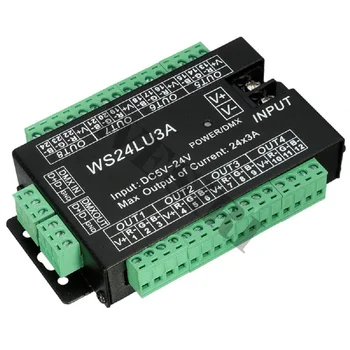 WS24LU3A 24CH DMX Controller 24 Channel DMX 512 Decoder RGB Controller Decoder for RGB LED Strip Module Lights 24x3A WS24LU3A
WS24LU3A 24CH DMX Controller 24 Channel DMX 512 Decoder RGB Controller Decoder for RGB LED Strip Module Lights 24x3A WS24LU3A