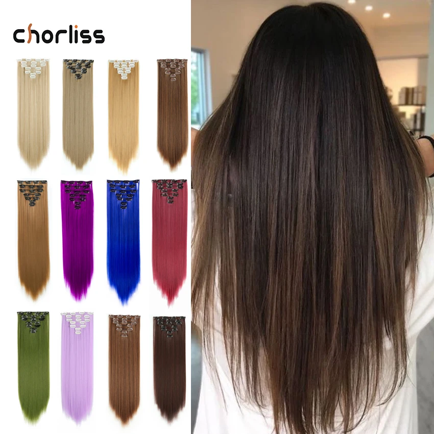 22inch Clips in Synthetic Clip-in Hair Extensions 7pcs/set Clip in Hair Extensions Straight Hair Blonde Heat Resistant Hair
22inch Clips in Synthetic Clip-in Hair Extensions 7pcs/set Clip in Hair Extensions Straight Hair Blonde Heat Resistant Hair