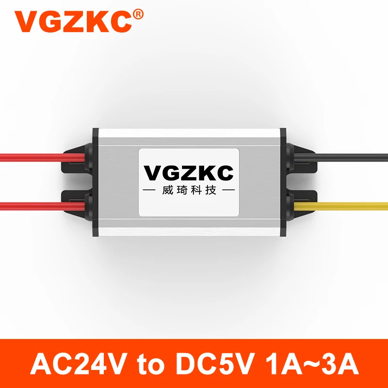 VGZKC AC24V to DC5V 1A 2A 3A DC power module 12V 24V to 5V AC to DC step-down power converter
VGZKC AC24V to DC5V 1A 2A 3A DC power module 12V 24V to 5V AC to DC step-down power converter