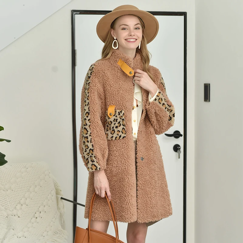 Wool Jacket Real Fur Coat Female Autumn Winter Coat Women Clothes 2020 Korean Sheep Shearling Fur Tops Manteau Femme FLM202005 
Wool Jacket Real Fur Coat Female Autumn Winter Coat Women Clothes 2020 Korean Sheep Shearling Fur Tops Manteau Femme FLM202005