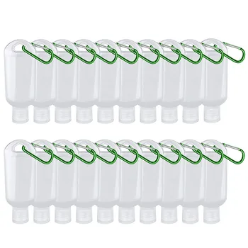 20pcs Plastic Empty Bottle With Key Ring Clear Travel Keychain Bottles Leakproof Lotion Makeup Containers Refillable Bottle #R10
20pcs Plastic Empty Bottle With Key Ring Clear Travel Keychain Bottles Leakproof Lotion Makeup Containers Refillable Bottle #R10