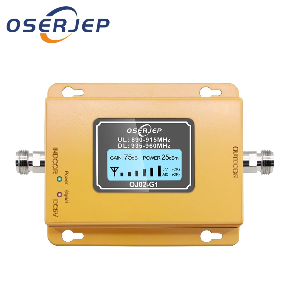 Cost-effective LCD Display GSM 900MHz Signal Repeater GSM Signal Booster 20dbm LCD Display Cell Phone Signal Booster Amplifier
Cost-effective LCD Display GSM 900MHz Signal Repeater GSM Signal Booster 20dbm LCD Display Cell Phone Signal Booster Amplifier
