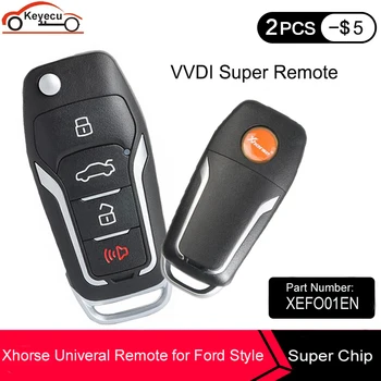 KEYECU 5x XHORSE (English Version) Universal Super Remote for Ford Type Support All ID 4D/4E/4C/8C/8A/48/8E Super Chip XEFO01EN
KEYECU 5x XHORSE (English Version) Universal Super Remote for Ford Type Support All ID 4D/4E/4C/8C/8A/48/8E Super Chip XEFO01EN
