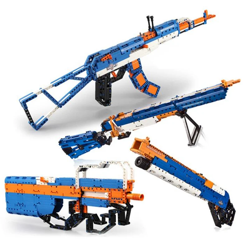 Building Blocks Gun Weapons P90 DIY Toy Gun For Boy Militaryed Building Gun SWAT Model Assembled Technic Gun Toy for Boys
Building Blocks Gun Weapons P90 DIY Toy Gun For Boy Militaryed Building Gun SWAT Model Assembled Technic Gun Toy for Boys