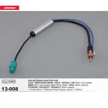 Car Radio Antenna Adapter Wire For BMW 1/2/3/4/5/6/7/M2/M3/M4/M5/M6/X1/X3/X5/X6/Z4
Car Radio Antenna Adapter Wire For BMW 1/2/3/4/5/6/7/M2/M3/M4/M5/M6/X1/X3/X5/X6/Z4