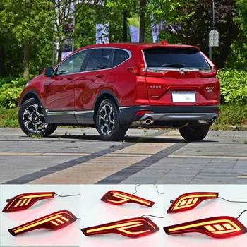Car Flashing 1Set For Honda CR-V CRV 5th Gen 2017 2018 2019 Car LED Tail Rear Lamp Brake Light Rear Bumper Light Reflector lamp
Car Flashing 1Set For Honda CR-V CRV 5th Gen 2017 2018 2019 Car LED Tail Rear Lamp Brake Light Rear Bumper Light Reflector lamp