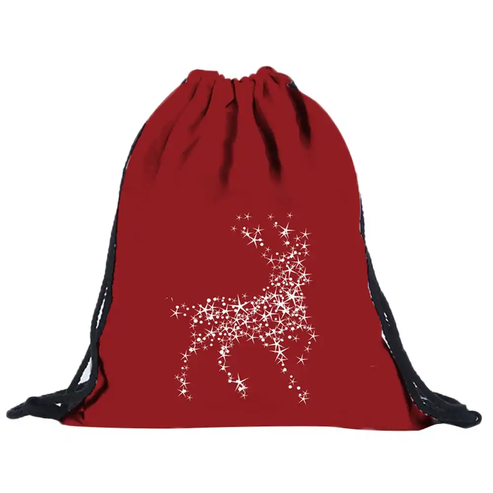 unisex backpacks 3d printing bags drawstring backpack travel