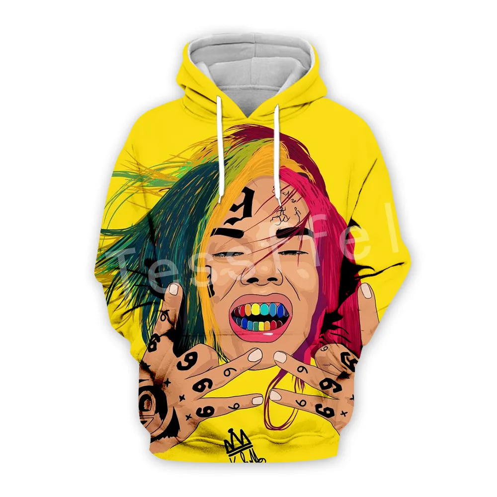Tessffe HipHop Character Rapper Tekashi69 6ix9ine NewFashion Harajuku Streetwear Unisex 3DPrint Zip/Hoodies/Sweatshirt/Jacket A8
Tessffe HipHop Character Rapper Tekashi69 6ix9ine NewFashion Harajuku Streetwear Unisex 3DPrint Zip/Hoodies/Sweatshirt/Jacket A8