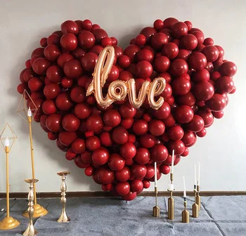 5pcs 10 inch matt heart shaped pomegranate red latex balloon balloon wedding lover proposal wedding party decoration
5pcs 10 inch matt heart shaped pomegranate red latex balloon balloon wedding lover proposal wedding party decoration