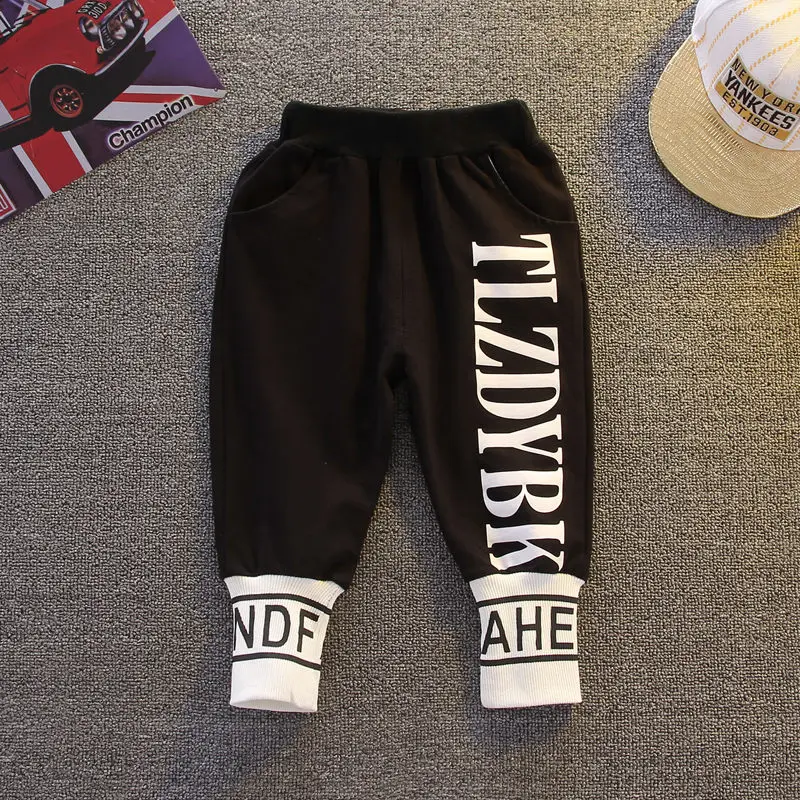 New Autumn Kids Clothes Children Boys Girls Sport Letters Hoodies Pants 2Pcs/sets Toddler Active Clothing Infant Kids Tracksuit