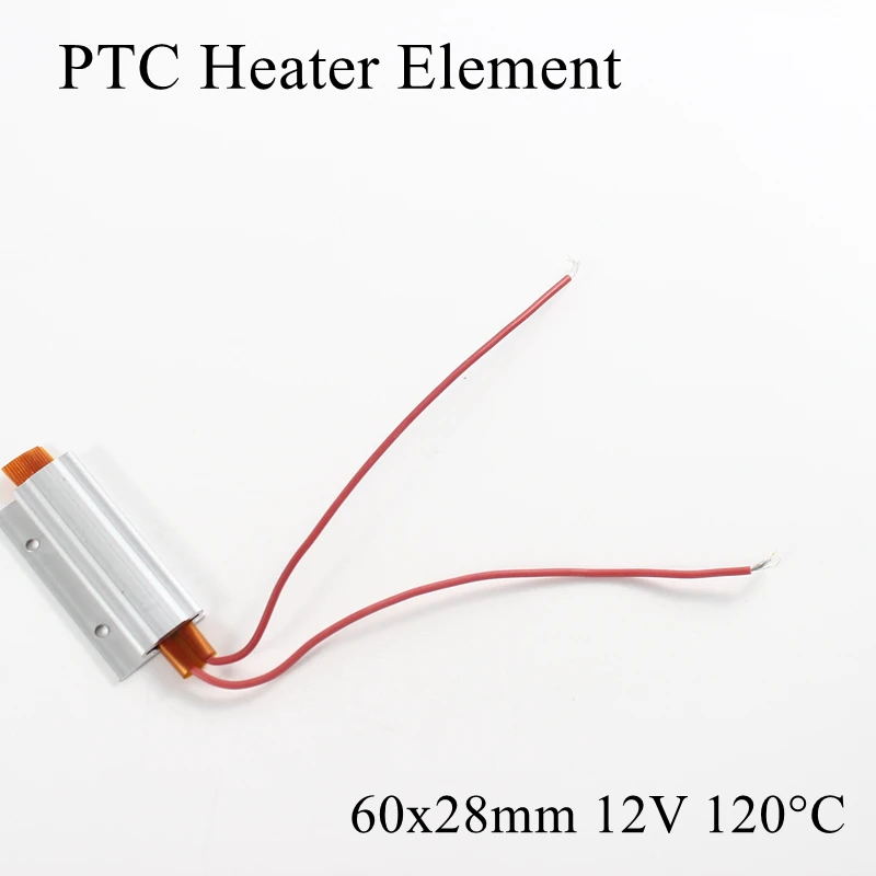1pc 60x28mm 12V 120 Degree Celsius Aluminum PTC Heater Element Constant Thermostat Thermistor Air Heating Sensor With Shell
1pc 60x28mm 12V 120 Degree Celsius Aluminum PTC Heater Element Constant Thermostat Thermistor Air Heating Sensor With Shell
