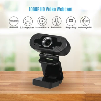 1080P HD Computer Camera Video Conference Camera Webcam 2 Megapixels Manual Focus with Microphone Multi-Functional Base
1080P HD Computer Camera Video Conference Camera Webcam 2 Megapixels Manual Focus with Microphone Multi-Functional Base