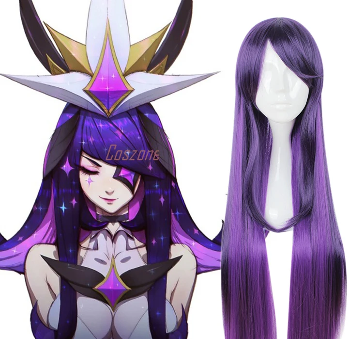 Game League of Legends LOL Cosplay Star Guardian Syndra Long Purple Straight Heat Resistant Synthetic Hair Wigs+Free Wig Cap
Game League of Legends LOL Cosplay Star Guardian Syndra Long Purple Straight Heat Resistant Synthetic Hair Wigs+Free Wig Cap