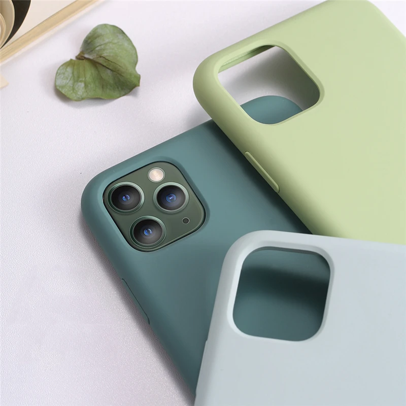 Liquid Silicone Cover For iPhone 12 Case iPhone 12 Shockproof Bumper Soft TPU Cover for iPhone 12 11 XR XS X 6s 7 8 Plus SE 2020
Liquid Silicone Cover For iPhone 12 Case iPhone 12 Shockproof Bumper Soft TPU Cover for iPhone 12 11 XR XS X 6s 7 8 Plus SE 2020