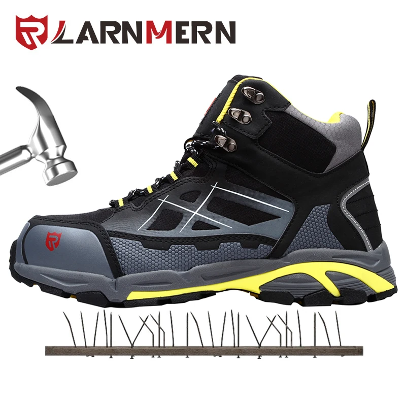 LARNMERN Mens Steel Toe Work Safety Shoes Lightweight Breathable Anti-smashing Anti-puncture Anti-static Protective Boots
LARNMERN Mens Steel Toe Work Safety Shoes Lightweight Breathable Anti-smashing Anti-puncture Anti-static Protective Boots