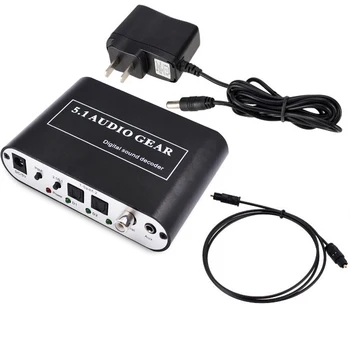 Digital Audio Sound Decoder 5.1 Audio Gear DTS AC-3 6CH Digital Audio Converter LPCM To 5.1 Analog Output 2.1
Digital Audio Sound Decoder 5.1 Audio Gear DTS AC-3 6CH Digital Audio Converter LPCM To 5.1 Analog Output 2.1
