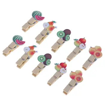 10pcs Cartoon Animal Clips Fruit Pattern Wooden Photo Clips Adorable Butterfly Bee Frog Picture Clip Cute Flower Shaped Clamps
10pcs Cartoon Animal Clips Fruit Pattern Wooden Photo Clips Adorable Butterfly Bee Frog Picture Clip Cute Flower Shaped Clamps