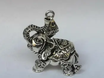 YIZHU CULTUER ART Collection Old China Tibet Silver Handmade Auspicious Elephant Pendant Amulet Decoration Gift 
YIZHU CULTUER ART Collection Old China Tibet Silver Handmade Auspicious Elephant Pendant Amulet Decoration Gift