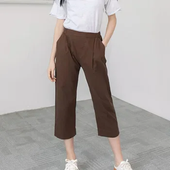 Girls Clothing Summer 2020 Mid Calf Pants For Baby Big Girl Solid Cotton Linen Straight Trousers Clothes Kids Casual Pant Girl
Girls Clothing Summer 2020 Mid Calf Pants For Baby Big Girl Solid Cotton Linen Straight Trousers Clothes Kids Casual Pant Girl