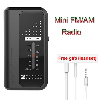 Mini FM/AM Radio Portable FM Radio Receiver Support DBS Bass Sound with Stereo Earphone
Mini FM/AM Radio Portable FM Radio Receiver Support DBS Bass Sound with Stereo Earphone