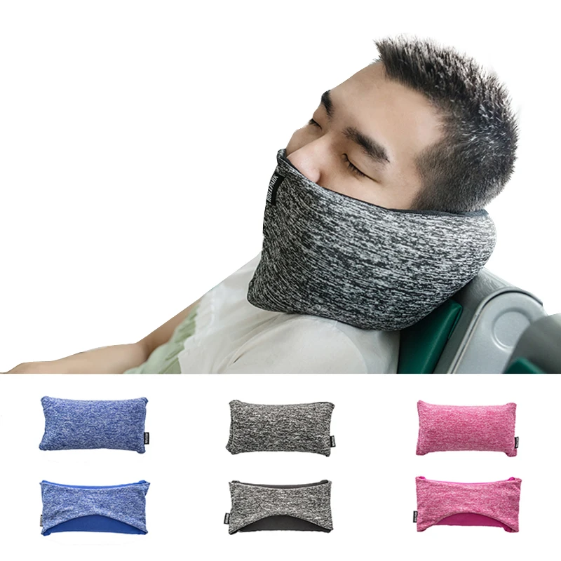 

New Napping pillows at any time 2019 Multi-Function Business Travel Neck Pillow & Eye Mask & Storage Bag with Handle Portable