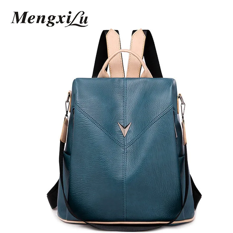 Fashion Backpack Quality Leather Anti-thief Women Backpack Large Capacity School Bag Teenager Male Travel Shoulder Bag Sac A Dos
Fashion Backpack Quality Leather Anti-thief Women Backpack Large Capacity School Bag Teenager Male Travel Shoulder Bag Sac A Dos