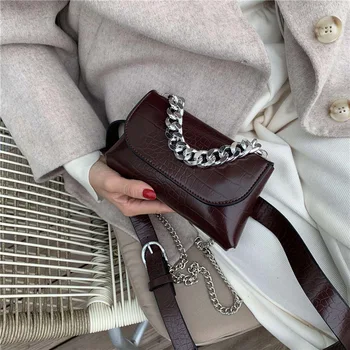 Fashion messenger bag 2020 new Korean version of the wild retro stone pattern shoulder chain bag
Fashion messenger bag 2020 new Korean version of the wild retro stone pattern shoulder chain bag