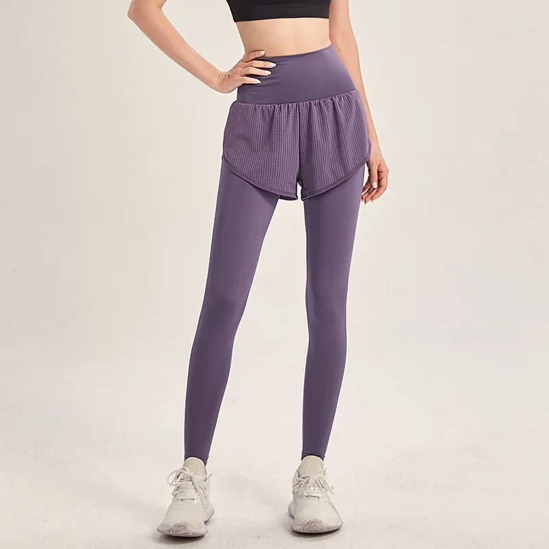 High-waisted Mock Two-Piece Running Quick-Drying jian shen ku Base Athletic Pants Elasticity Training Leggings Yoga Female Outer
High-waisted Mock Two-Piece Running Quick-Drying jian shen ku Base Athletic Pants Elasticity Training Leggings Yoga Female Outer