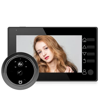 Home Professional Hotel Infrared Night Vision Security Wide Angle Doorbell 4.3 Inch Peephole Viewer Camera Anti-theft 140 Degree
Home Professional Hotel Infrared Night Vision Security Wide Angle Doorbell 4.3 Inch Peephole Viewer Camera Anti-theft 140 Degree