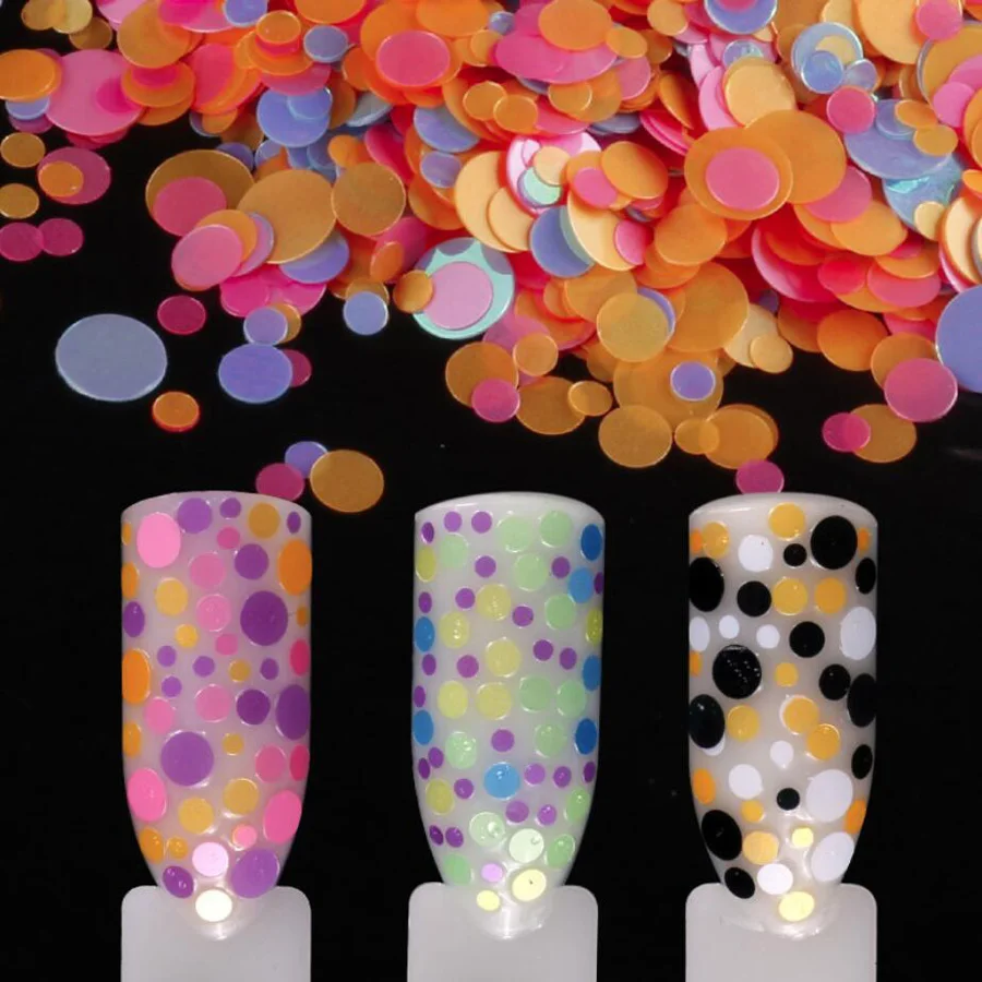 Addfavor 2pcs Round Nail Sequin Chunky Nail Art Glitter Decoration DIY Design Salon Manicure Tools Multi Color
Addfavor 2pcs Round Nail Sequin Chunky Nail Art Glitter Decoration DIY Design Salon Manicure Tools Multi Color