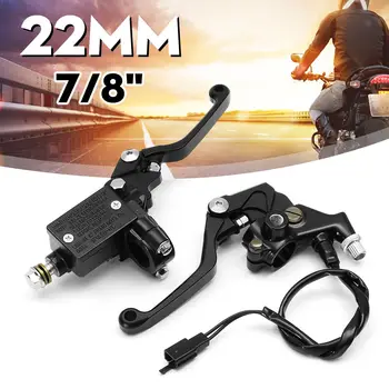 22mm 7/8" Motorcycle Handlebar Hydraulic Brake Clutch Lever Master Cylinder With Cable Harness
22mm 7/8" Motorcycle Handlebar Hydraulic Brake Clutch Lever Master Cylinder With Cable Harness