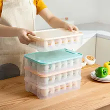 24 Grid Stackable Refrigerator Egg Box Plastic Egg Food Container Storage Box Home Kitchen Transparent Case Egg Container Tray
24 Grid Stackable Refrigerator Egg Box Plastic Egg Food Container Storage Box Home Kitchen Transparent Case Egg Container Tray