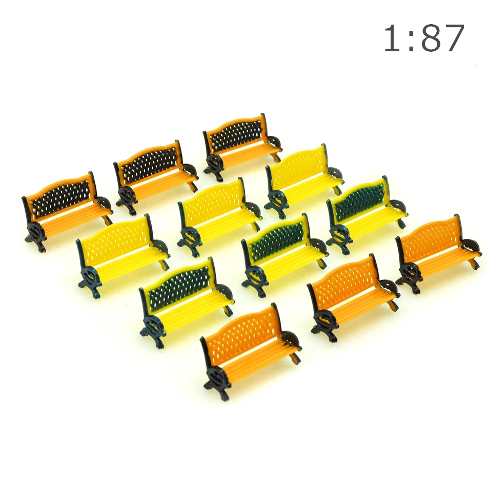100pcs HO scale model garden architecture chairs 1/87 miniature construction park seats for diorama garden scenery making kits
100pcs HO scale model garden architecture chairs 1/87 miniature construction park seats for diorama garden scenery making kits
