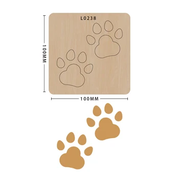 SMVAUON Cartoon Bear paw Wood die cutting DIY Cutting Mold Dies Scrapbooking Cutting Dies Multiple Various Pattern Series
SMVAUON Cartoon Bear paw Wood die cutting DIY Cutting Mold Dies Scrapbooking Cutting Dies Multiple Various Pattern Series