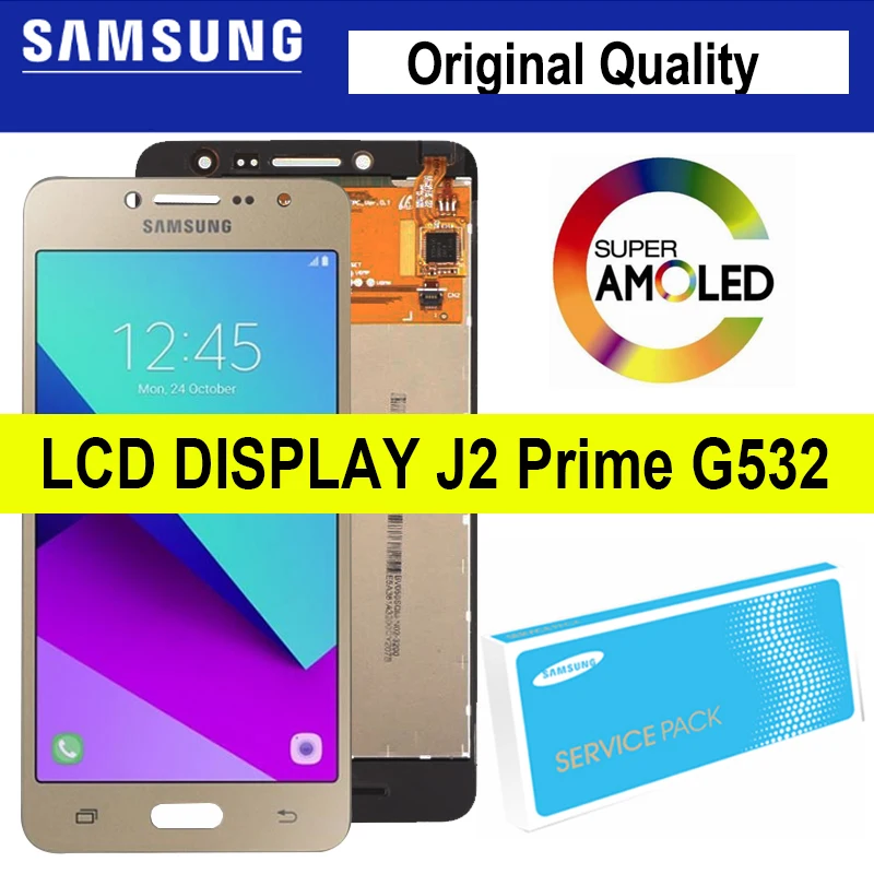 Original 5.0" LCD Display for Samsung Galaxy J2 Prime SM-G532 SM-G532F G532F Touch Screen Digitizer Assembly Repair Parts
Original 5.0" LCD Display for Samsung Galaxy J2 Prime SM-G532 SM-G532F G532F Touch Screen Digitizer Assembly Repair Parts