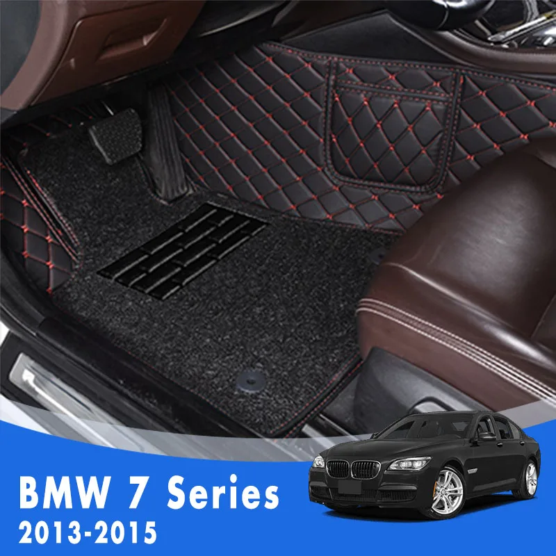 Автомобильные коврики для BMW 7 серии 2015 2014 2013 Роскошные двухслойные коврики с проволочной петлей автомобильные аксессуары коврик на пятку ножной коврик Педальный коврик 
Автомобильные коврики для BMW 7 серии 2015 2014 2013 Роскошные двухслойные коврики с проволочной петлей автомобильные аксессуары коврик на пятку ножной коврик Педальный коврик