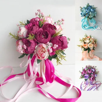 Bridal Bouquet Colorful Bridal Bouquet Wedding Supplies Simulation Silk Cloth Silk Flower Bouquet Flower Ball 
Bridal Bouquet Colorful Bridal Bouquet Wedding Supplies Simulation Silk Cloth Silk Flower Bouquet Flower Ball